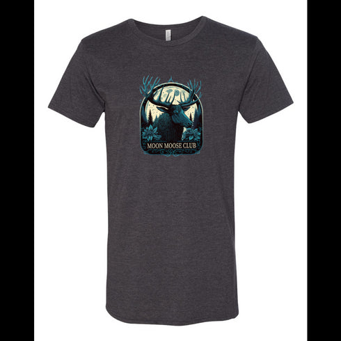 BELLA CANVAS MEN'S LONG BODY URBAN TEE 3006 Moon Moose Club Reindeer Theme Essential T-Shirt